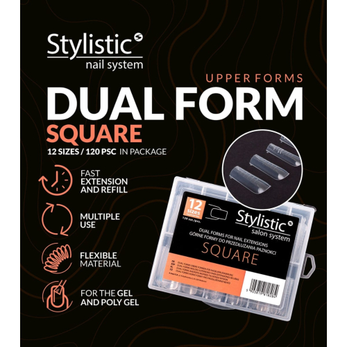 Claresa - Silikon-Tipps Dual Forms - Square
