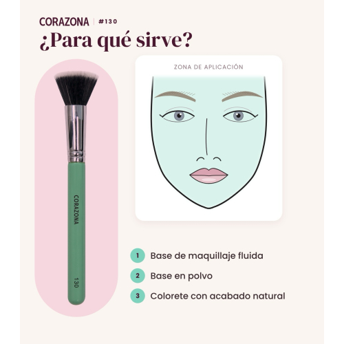 CORAZONA - Mehrzweck-Make-up-Pinsel - 130