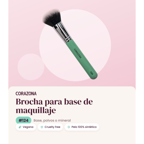 CORAZONA - Makeup Foundation-Pinsel - 124