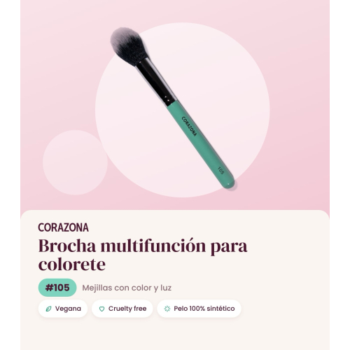 CORAZONA - Multifunktions-Rouge-Pinsel - 105