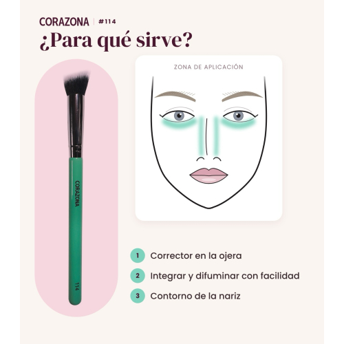 CORAZONA - Concealer-Pinsel - 114