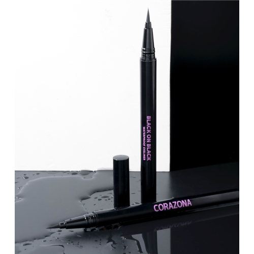 CORAZONA – Wasserfester Eyeliner Black on Black