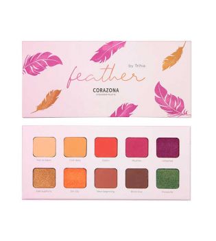 CORAZONA - Feather Collection by Trihia - Lidschatten-Palette - I'm a Sinner