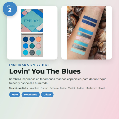CORAZONA Pack von Lidschattenpaletten Total Lovin' You 4 Vegane und Tierversuchsfreie Paletten mit jeweils 9 Farben in matten, metallischen und Glitzer-Tönen