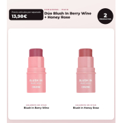 CORAZONA - Duo-Paket Rouge Blush In Berry Wine + Honey Rose
