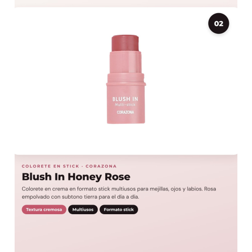 CORAZONA - Duo-Paket Rouge Blush In Berry Wine + Honey Rose