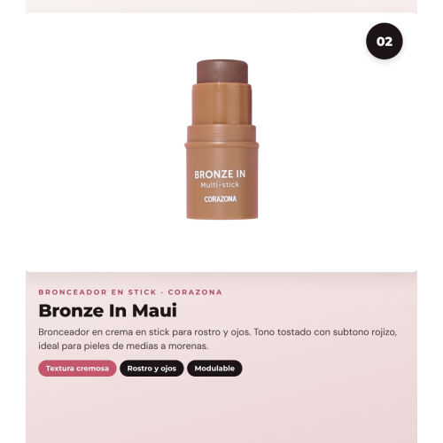 CORAZONA - Trio-Paket Wangen Blush In - Berry Wine + Bronze In - Maui + Glow In - Desert Light