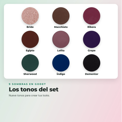 CORAZONA - Personalisierte Lidschattenpalette Monica Vizuete