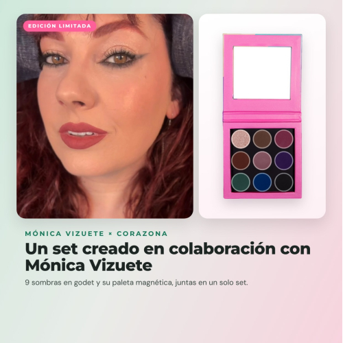 CORAZONA - Personalisierte Lidschattenpalette Monica Vizuete