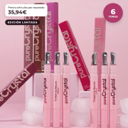 CORAZONA - Set Pure Crystal Tinted Lip Serum Edition Limitée - 6 Tintes Labiales Sérum mit Metallapplikator Kühleffekt - Glossy-Finish und langanhaltende Tönung