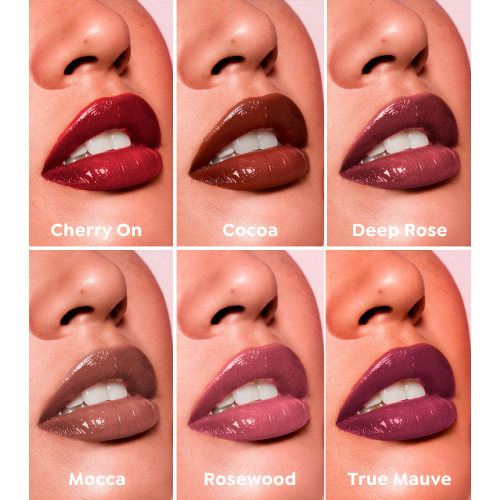 CORAZONA - Set Pure Crystal Tinted Lip Serum Edition Limitée - 6 Tintes Labiales Sérum mit Metallapplikator Kühleffekt - Glossy-Finish und langanhaltende Tönung