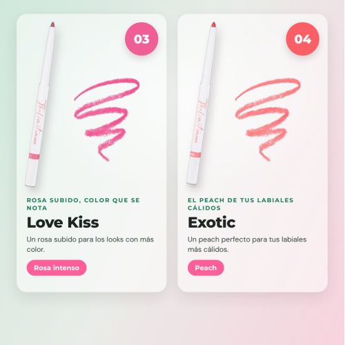 CORAZONA The Limit Full Set  | 8 Ultrapigmentierte Lippenkonturenstifte mit cremiger Textur und mattem Finish Cruelty Free Vegan