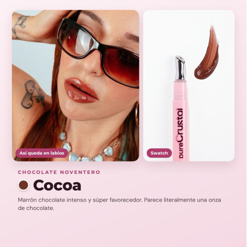 CORAZONA - Lippenstift Serum Pure Crystal - Cocoa