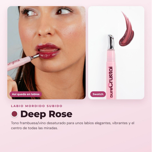 CORAZONA - Lippenstift Serum Pure Crystal - Deep Rose