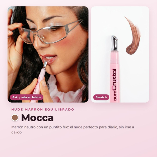 CORAZONA - Lippenstift Serum Pure Crystal - Mocca