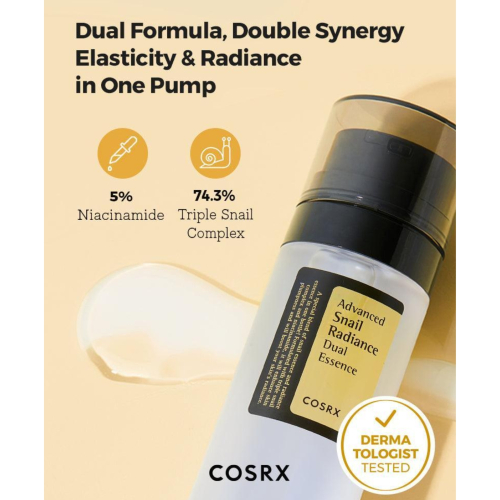 COSRX - Aufhellende Essenz Advanced Snail Radiance Dual Essence