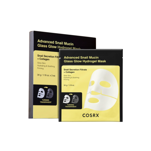 COSRX - Pack mit 3 Gesichtsmaske Advanced Snail Mucin Glass Glow