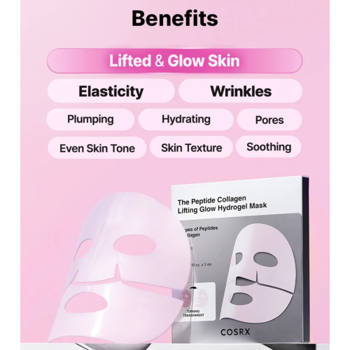 COSRX - 3er-Pack Gesichtsmasken The Peptide Collagen Lifting Glow