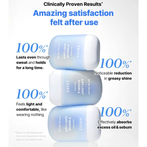 COSRX - Sonnenschutzstift fürs Gesicht Airy-Light Invisible SPF50 PA++++