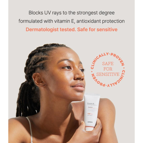 COSRX - Gesichtssonnenschutz LSF50+ Vitamin E Tocopherol