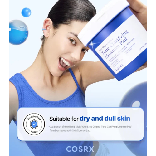 COSRX - Feuchtigkeitsspendendes Gesichtswasser in Pad-Form One Step Original Tone Clarifying
