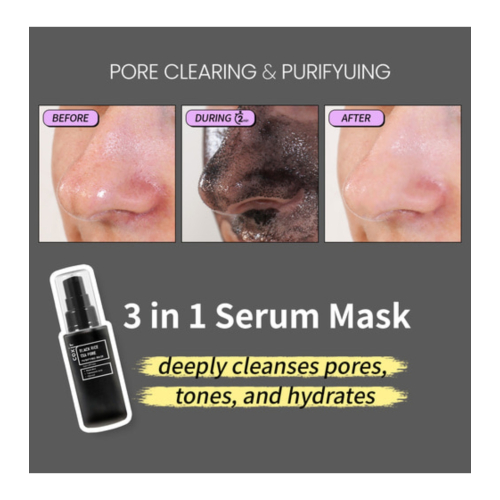 COXIR - Reinigende Gesichtsmaske Black Rise Txa Pore