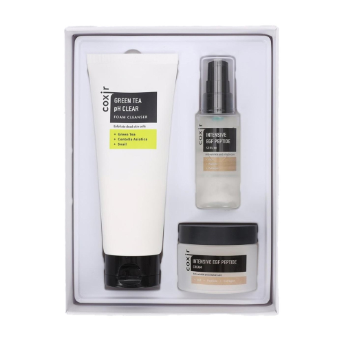 COXIR – Anti-Aging-Gesichtspflegeset Intensive EGF Peptide Gift Set