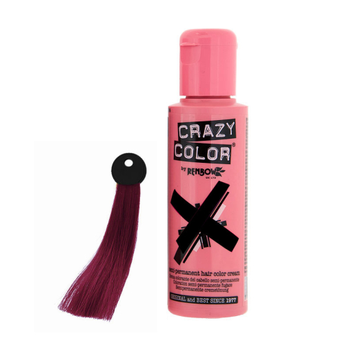CRAZY COLOR Nº 61 - Haare färben-Creme - Burgundy 100ml