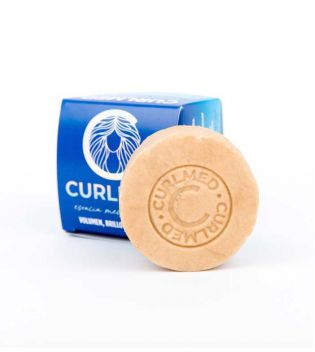 CurlMed - 100 % natürliches festes Shampoo - Volumen, Glanz und Geschmeidigkeit