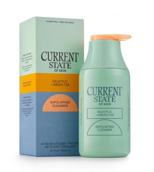 Current State – Porenminimierender Peeling-Reiniger mit Salicylsäure und grünem Tee