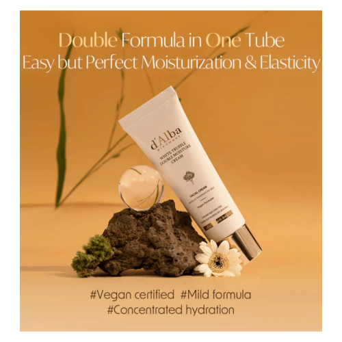 D'Alba - Feuchtigkeitsspendende Gesichtscreme Double White Truffle