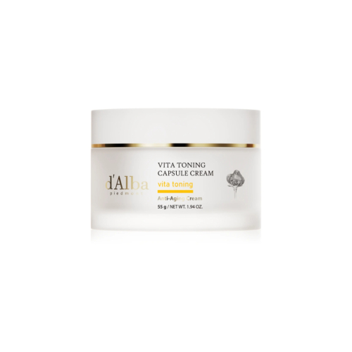 D'Alba - Aufhellende Gesichtscreme Vita Toning Capsule