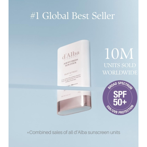 D'Alba - Sonnenschutzstift fürs Gesicht Air Fit Fresh SPF50+ PA++++