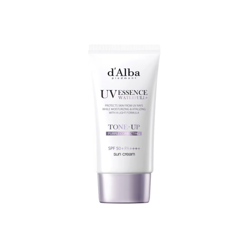 D'Alba - Sonnenschutz fürs Gesicht Tone-Up SPF50+ PA++++ - Purple Correcting