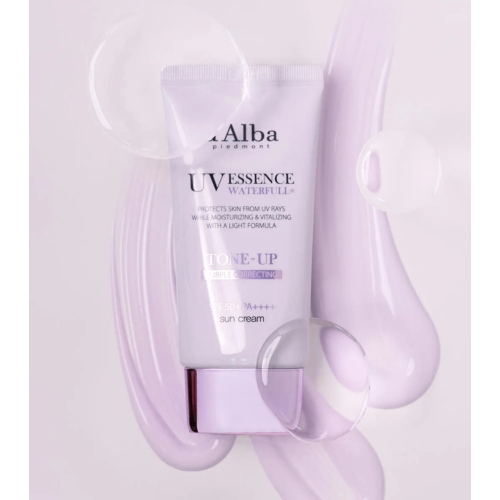 D'Alba - Sonnenschutz fürs Gesicht Tone-Up SPF50+ PA++++ - Purple Correcting
