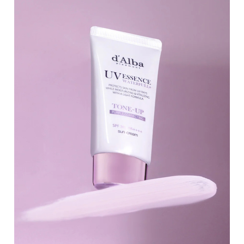 D'Alba - Sonnenschutz fürs Gesicht Tone-Up SPF50+ PA++++ - Purple Correcting