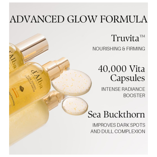 D'Alba - Aufhellendes Gesichtsserum Vita Toning Capsule