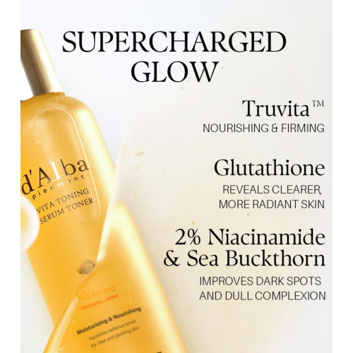 D'Alba - Aufhellendes Tonic-Serum für das Gesicht Vita Toning