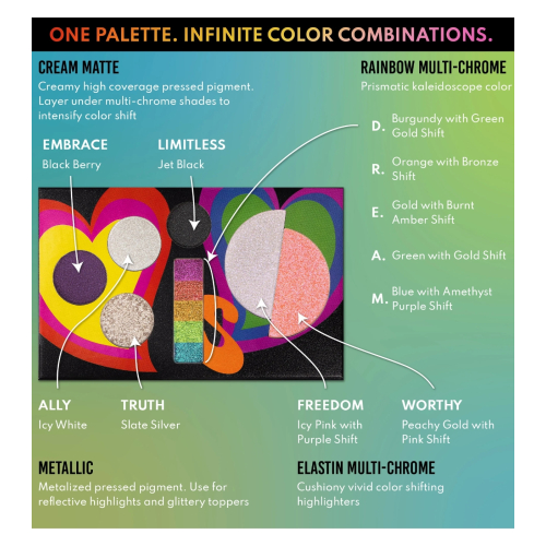 Danessa Myricks - Gesichtspalette Love is Love