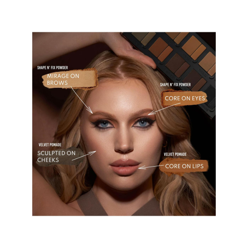 Danessa Myricks – Mehrzweckpalette für Gesicht, Augen und Lippen Groundwork Defining Neutrals