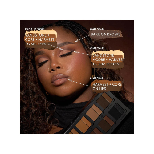 Danessa Myricks – Mehrzweckpalette für Gesicht, Augen und Lippen Groundwork Defining Neutrals