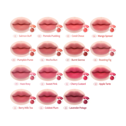 Dasique - Lippen- und Wangenbalsam Souffle Color Pot - 13: Berry Milk Tea