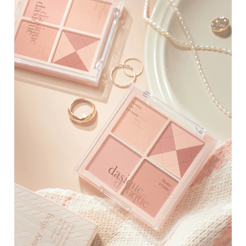 Dasique - Puder-Rouge-Palette Blending Mood Cheek - 04: Beige Knit