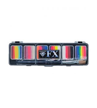 Diamond FX - Split Cakes 6 Aquacolor-Palette - Glow