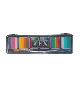 Diamond FX - Split Cakes 6 Aquacolor-Palette - Sparkle