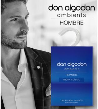 Don Algodon – Kleiderschrank-Erfrischer für Herren – klassischer Duft
