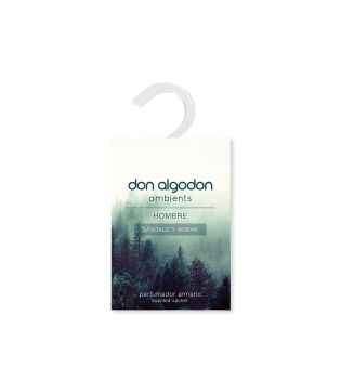 Don Algodon – Kleiderschrank-Erfrischer für Herren – Sandelholz und Bernstein