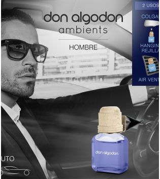 Don Algodon – Auto-Lufterfrischer für Herren – klassischer Duft