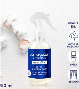 Don Algodon – Lufterfrischerspray für Zuhause und Textilien – klassisches Aroma