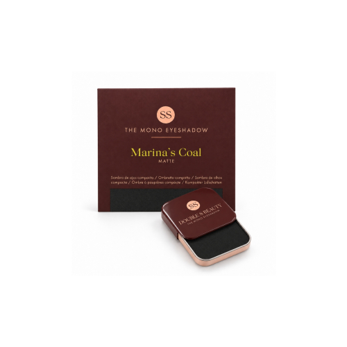 Double S Beauty - Lidschatten The Mono Eyeshadow Matte - Marina’s Coal